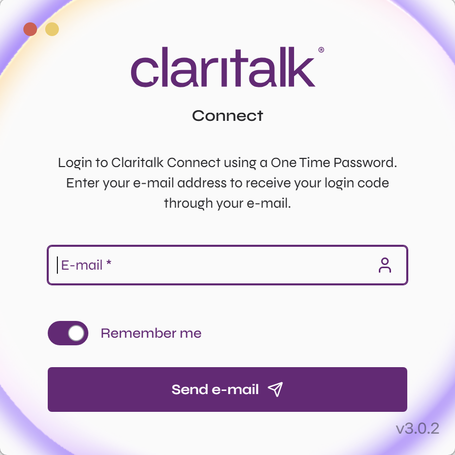 Eenmalige aanmelding met e-mailadres en code